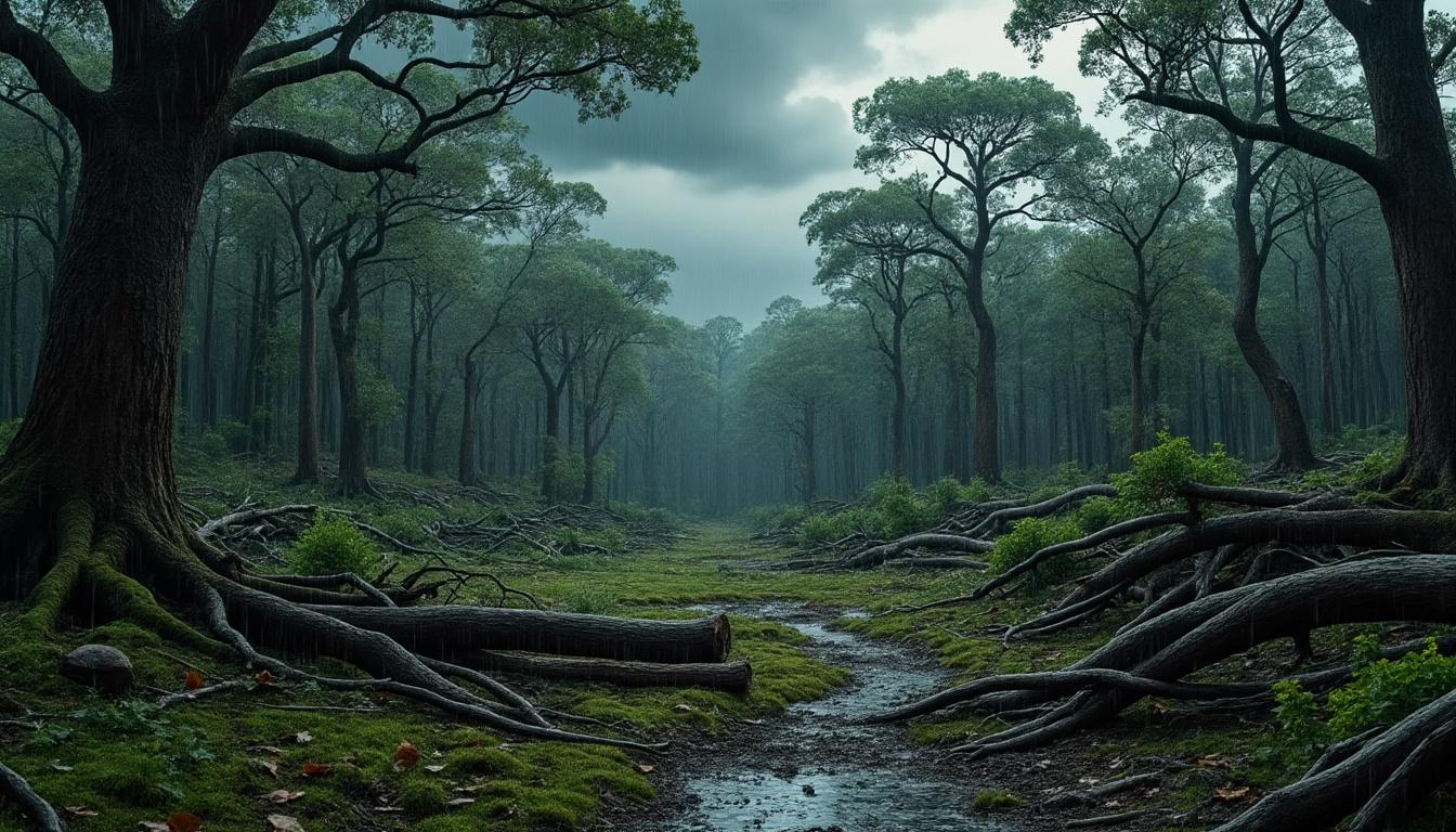 découvrez les impacts des intempéries sur les forêts, incluant les dommages aux arbres, la biodiversité affectée, et les risques pour l'écosystème forestier.