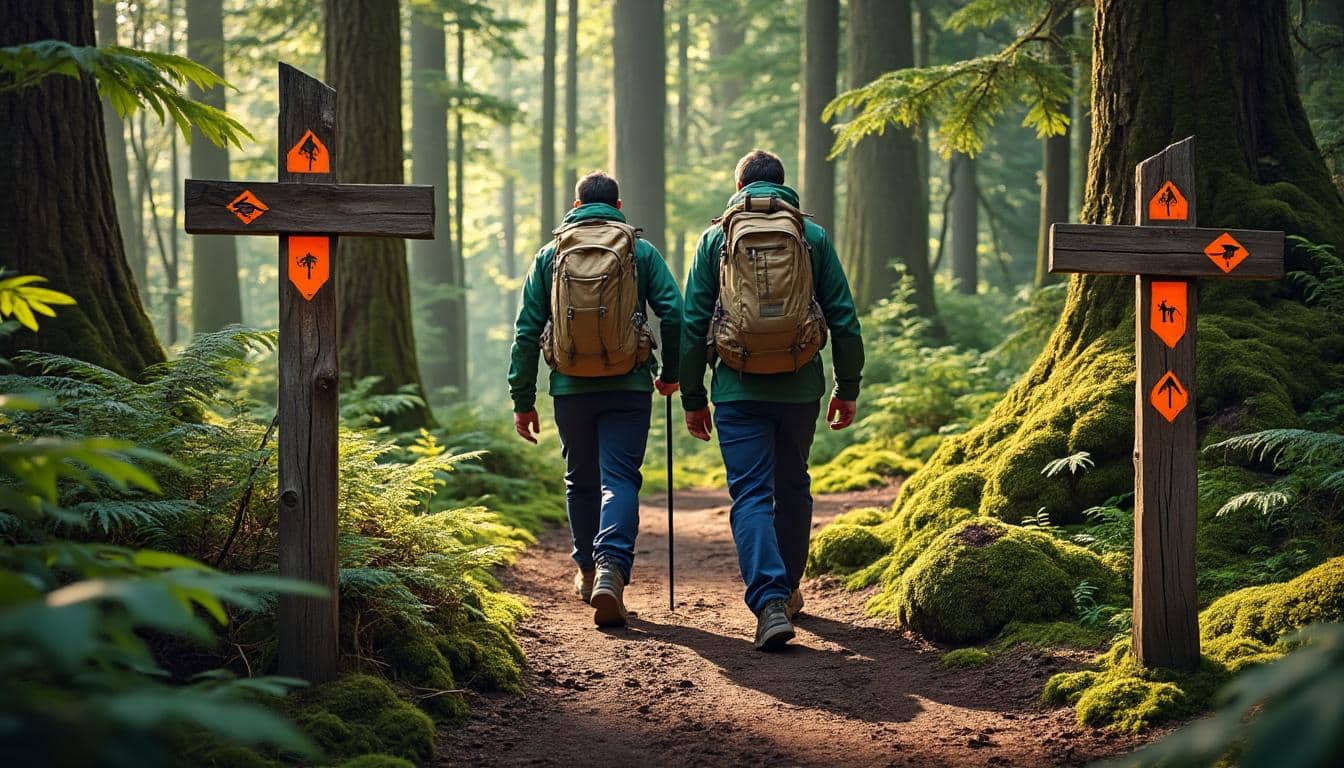 découvrez l'importance de respecter le balisage officiel lors de vos randonnées en forêt pour garantir votre sécurité et préserver l'environnement naturel.