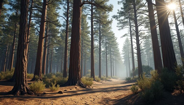 La canicule en forêt crée un stress thermique pour les conifères