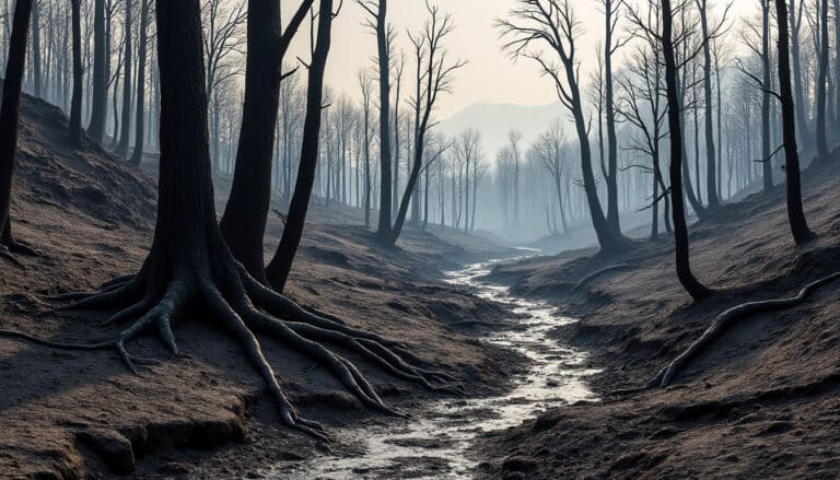 Les incendies de forêts accélèrent l&rsquo;érosion des sols brûlés